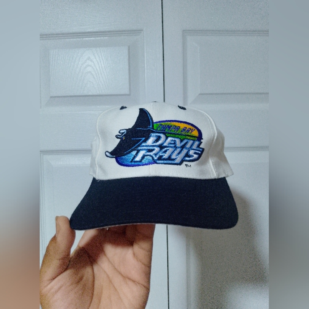 Vintage Tampa Bay Devil Rays Logo 7 Logo Athletic Snapback